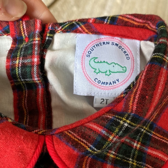 Smocked Santa Flannel Nightgown purchased from StellyBelly - Picture 5 of 6